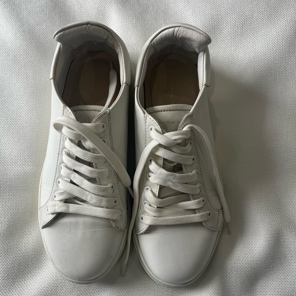 Sophia Webster Bibi Butterfly Low-Top Leather Sneakers, White Size EUR 37 - Picture 2 of 6